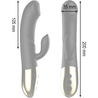 Vibromasseur rabbit chauffant
