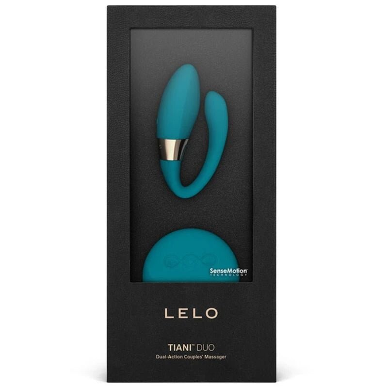 Packaging LELO Tiani Duo vibromasseur double stimulation avec technologie SenseMotion et design ergonomique