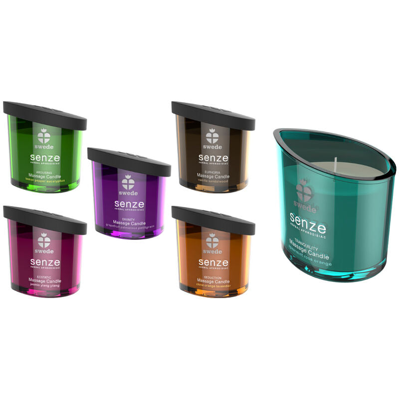 Bougie de massage Senze - Euphoria - Naturel Ethique