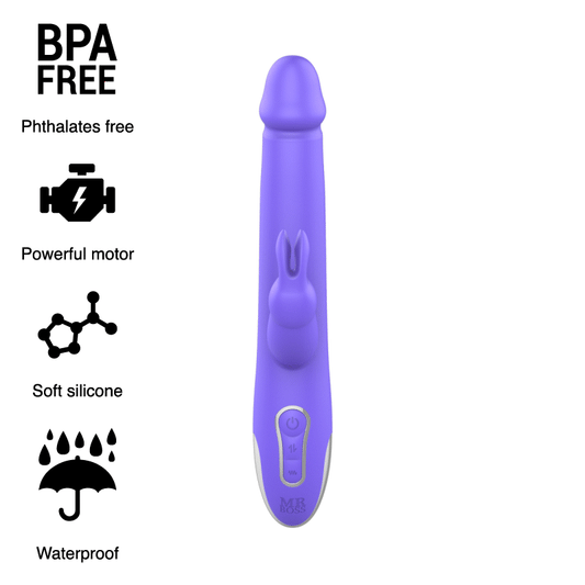 MR BOSS - VIBRATEUR ET ROTATEUR ARTURO COMPATIBLE AVEC LA TECHNOLOGIE SANS FIL WATCHME - Naturel Ethique