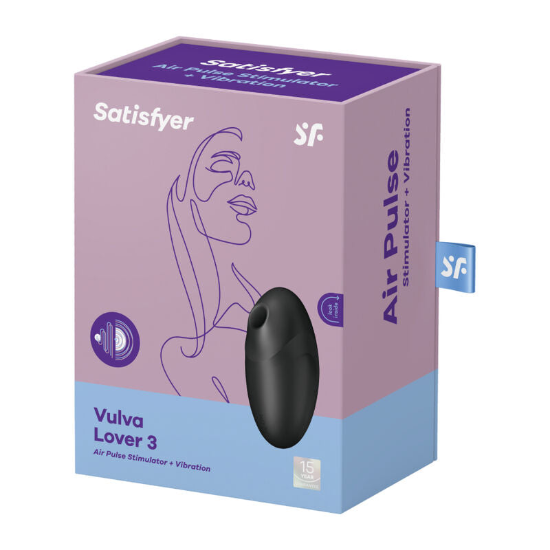 Stimulateur clitoridien air pulsé & vibrations "Vulva Lover 3" - Naturel Ethique
