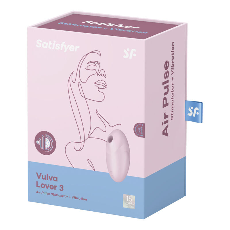 Stimulateur clitoridien air pulsé & vibrations "Vulva Lover 3" - Naturel Ethique