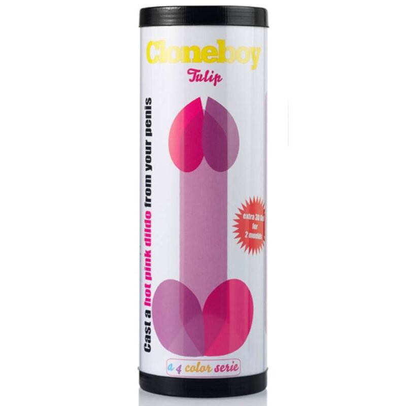Cloneboy - Dildo tulip - rose intense - Naturel Ethique