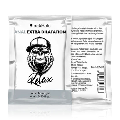 Sachant de lubrifiant BlackHole Relax 6ml