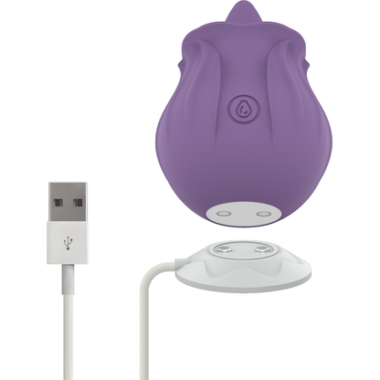 Stimulateur clitoridien en forme de rose - Naturel Ethique