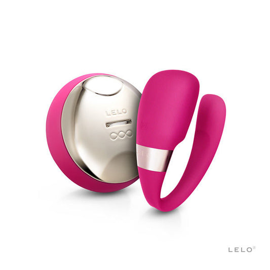Vibromasseur couple Lelo Tiani 3 coloris rose, en silicone body-safe