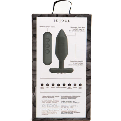 Plug anal Onyx - Noir - Naturel Ethique