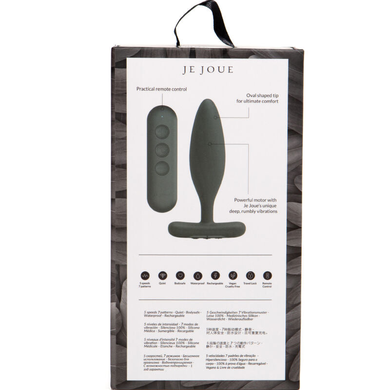 Vibromasseur anal Vesta - Noir - Naturel Ethique