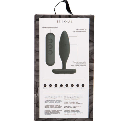 Vibromasseur anal Vesta - Noir - Naturel Ethique