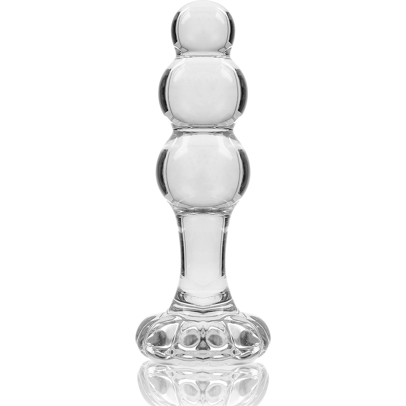 Plug anal en verre - Modèle 1 - Naturel Ethique