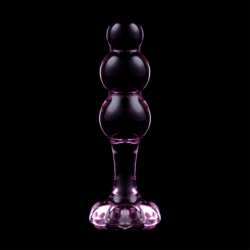 Plug anal en verre - Modèle 1 - Naturel Ethique