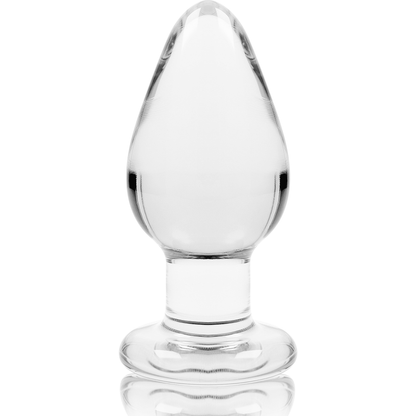 Plug anal en verre - Modèle 3 - Naturel Ethique