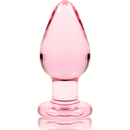 Plug anal en verre - Modèle 3 - Naturel Ethique
