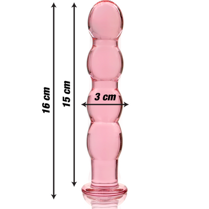 Plug anal en verre - Modèle 10 - Naturel Ethique