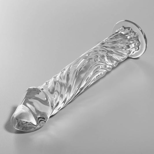 Gode en verre effet thermique Nebula – vue principale borosilicate jeu chaud froid body-safe