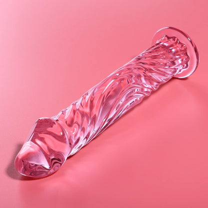 Gode en verre effet thermique Nebula – vue de profil surface lisse et non poreuse
