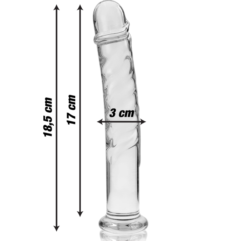 Gode en verre - Modèle 16 - Naturel Ethique