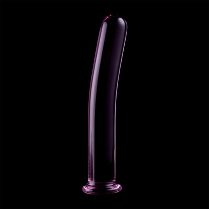 Plug en verre long transparent Nebula – extrémité progressive pour insertion douce
