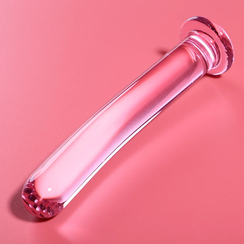 Plug en verre long borosilicate Nebula Series – vue principale longueur totale base sécurisée