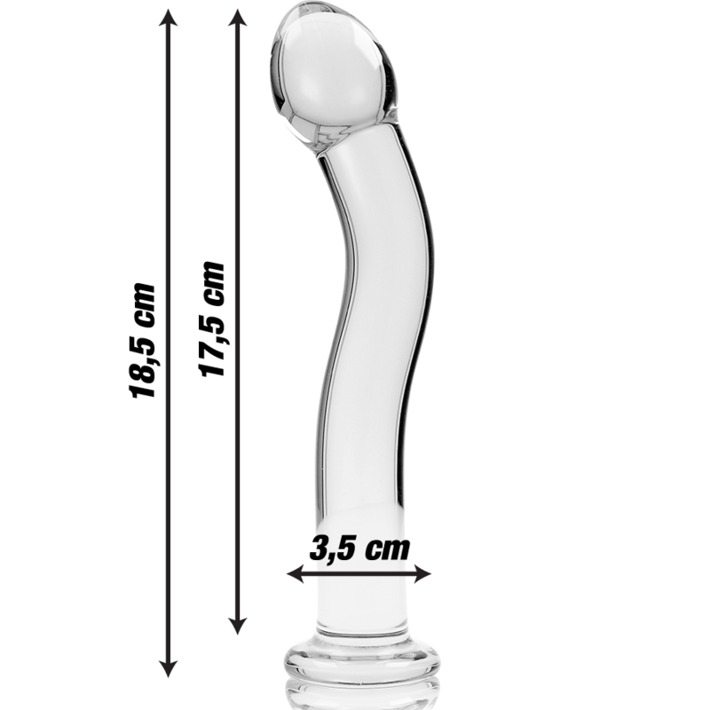 Gode en verre - Modèle 18 - Naturel Ethique