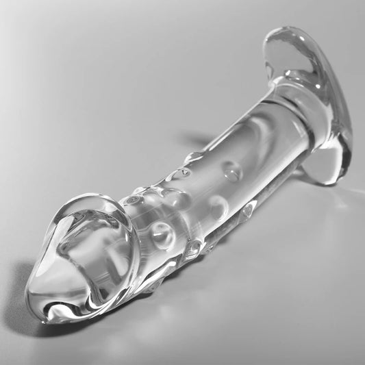 Gode en verre 18 cm
