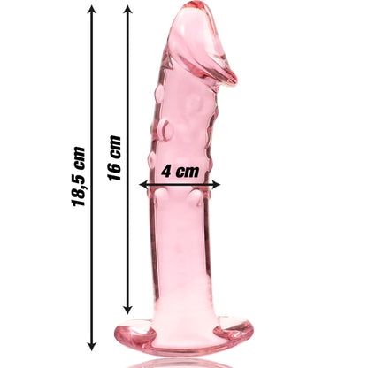 Gode en verre 18 cm
