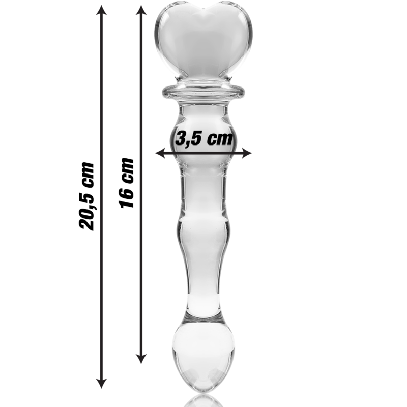 Gode en verre - Modèle 21 - Naturel Ethique