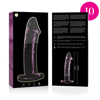 Gode en verre 18 cm