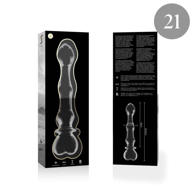 Gode en verre - Modèle 21 - Naturel Ethique