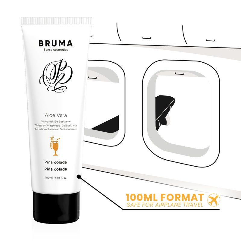 BRUMA - GEL GLISSANT À L''ALOE VERA SAVEUR PINA COLADA 100 ML - Naturel Ethique