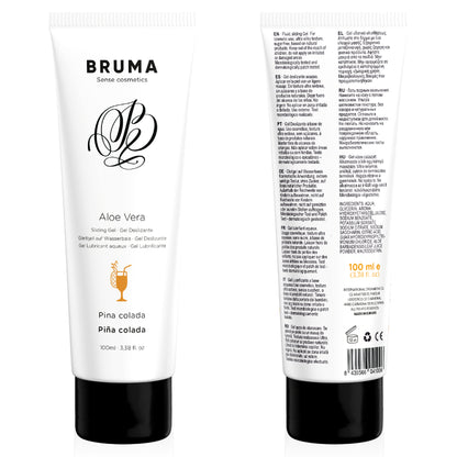 BRUMA - GEL GLISSANT À L''ALOE VERA SAVEUR PINA COLADA 100 ML - Naturel Ethique