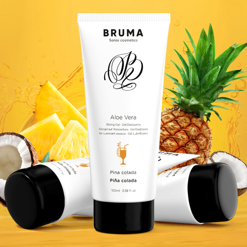 BRUMA - GEL GLISSANT À L''ALOE VERA SAVEUR PINA COLADA 100 ML - Naturel Ethique