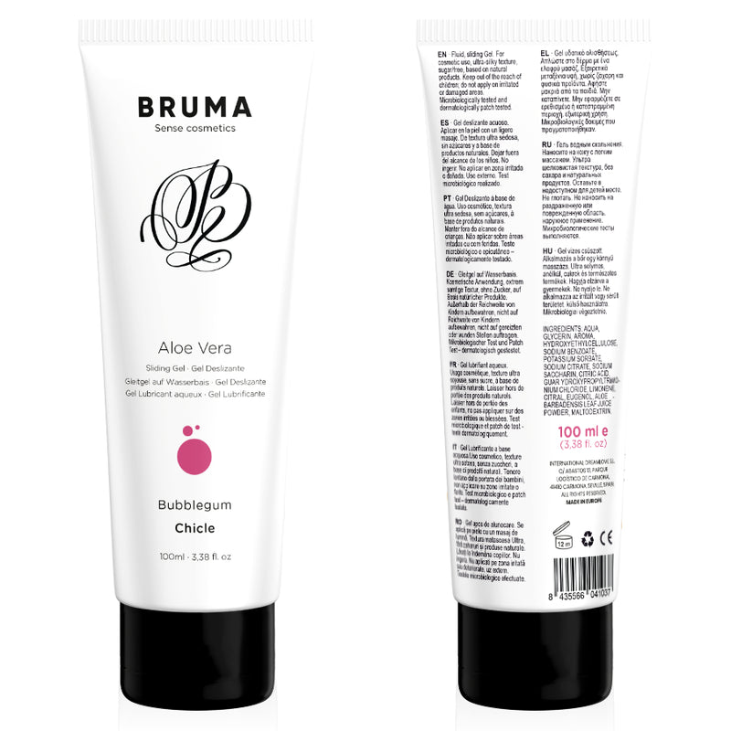 BRUMA - GEL GLISSANT ALOE VERA SAVEUR BUBBLEGUM 100 ML - Naturel Ethique
