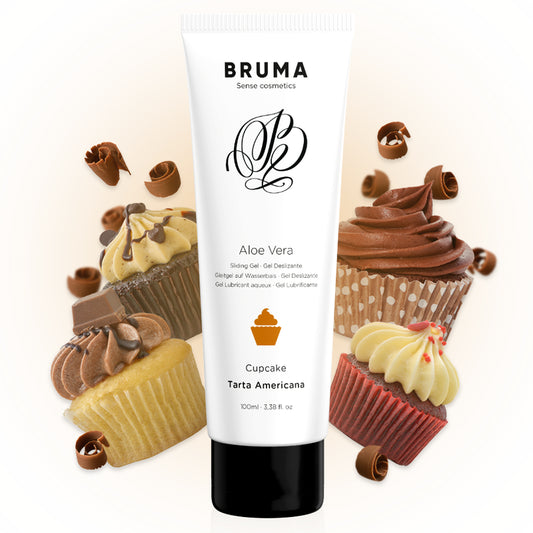 BRUMA - GEL GLISSANT À L''ALOE VERA SAVEUR CUPCAKE 100 ML - Naturel Ethique