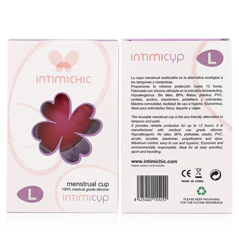 Coupe menstruelle intimichic - Taille S - Naturel Ethique