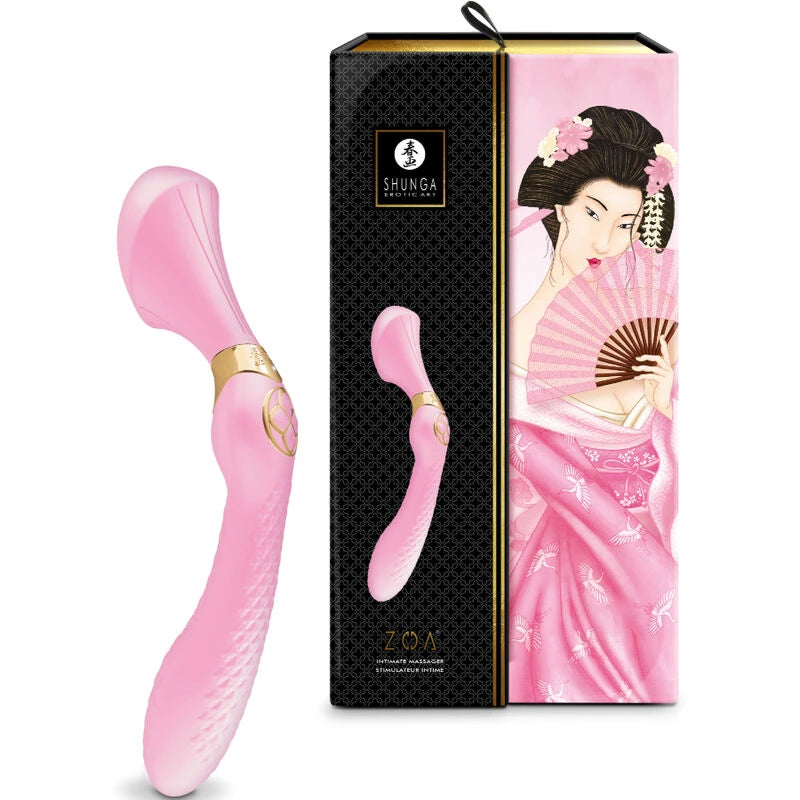 Shunga Zoa, wand en silicone souple pour stimulation externe et interne