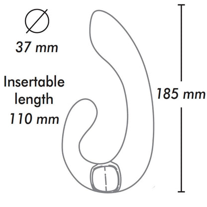 Vibromasseur double stimulation Miyo -Rose - Naturel Ethique