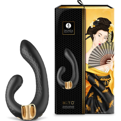 Stimulateur double tête Shunga Miyo à 10 modes de vibration