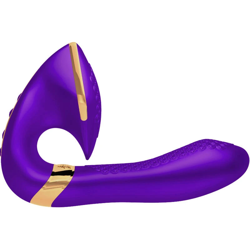 Stimulateur double Shunga Soyo rechargeable en silicone souple