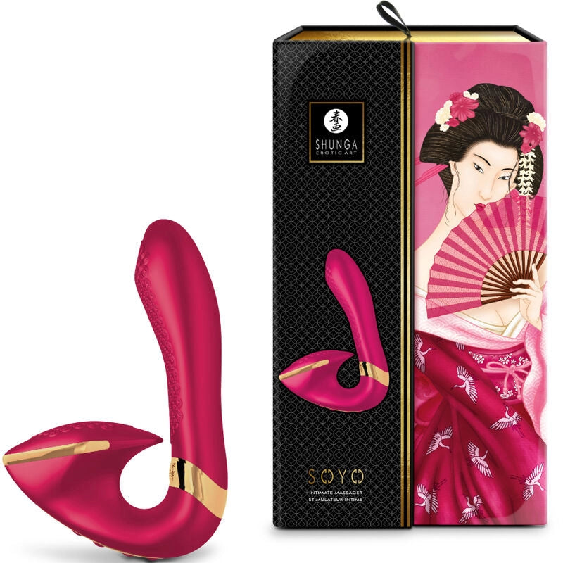 Vibromasseur double stimulation Soyo -Rose - Naturel Ethique