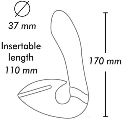 Stimulateur double Shunga Soyo au design ergonomique épousant les courbes du corps