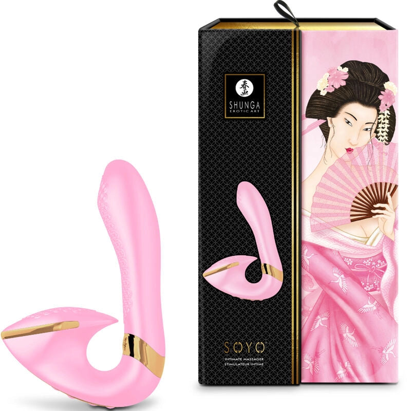 Vibromasseur double stimulation Soyo -Rose - Naturel Ethique