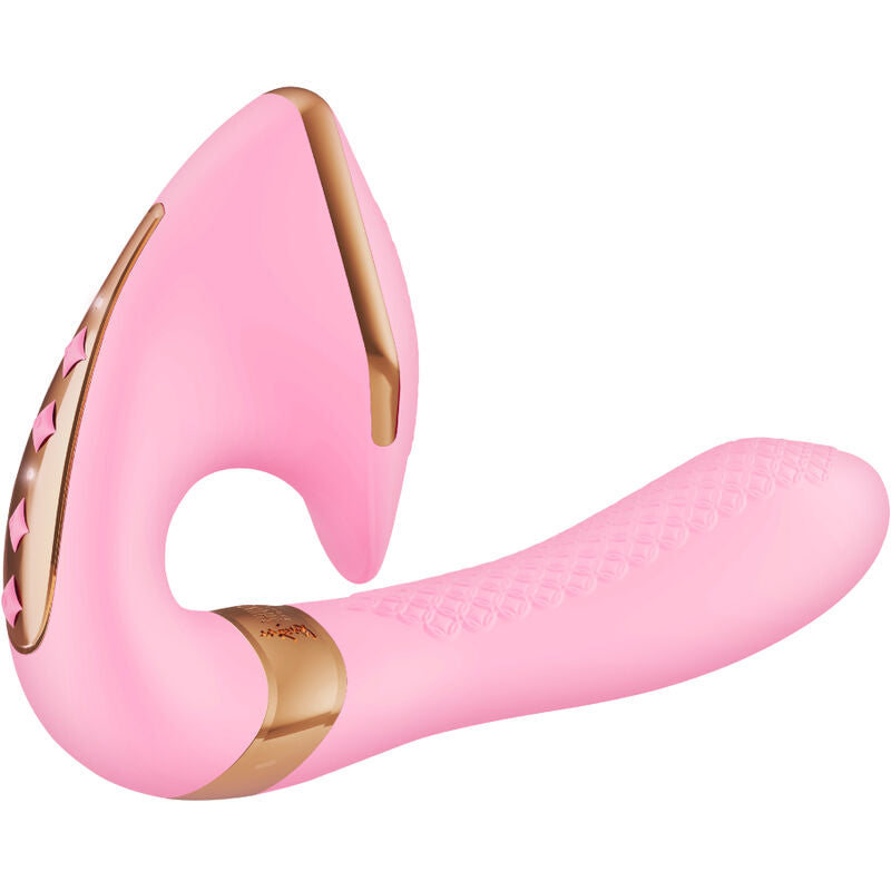 Stimulateur double Shunga Soyo en silicone body-safe pour clitoris et point G