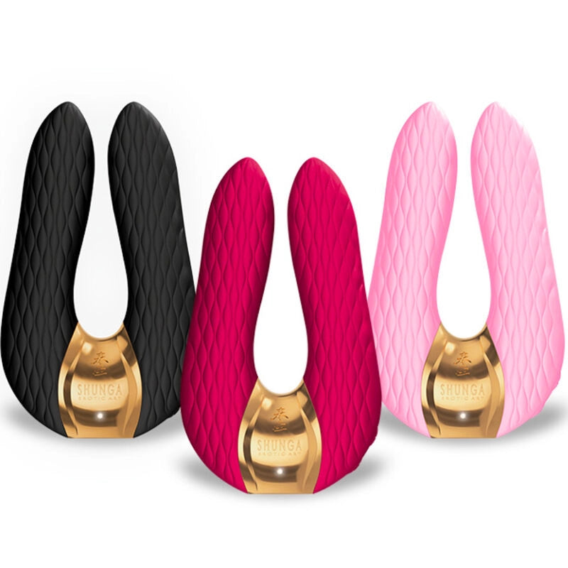 Vibromasseur double stimulation Aiko - Rose - Naturel Ethique
