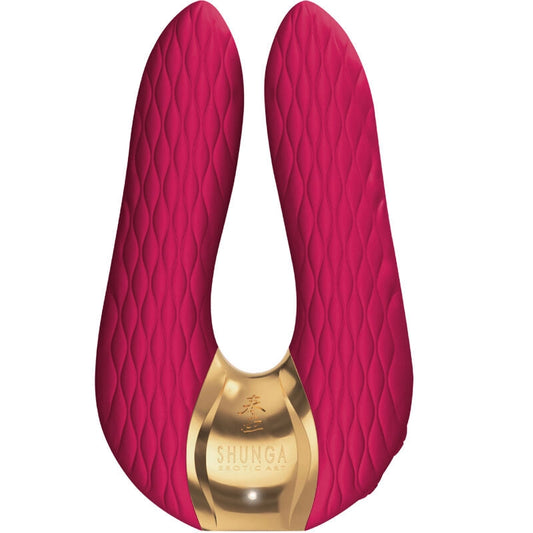 Vibromasseur double stimulation Aiko - Rose - Naturel Ethique