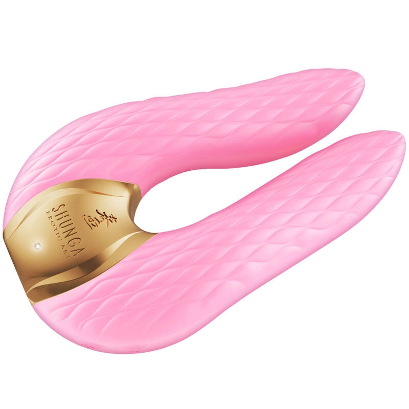 Vibromasseur double stimulation Aiko - Rose - Naturel Ethique