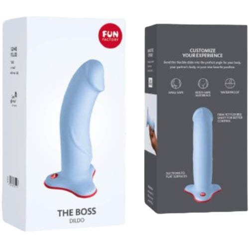 The Boss – Gode Réaliste en Noir ou Bleu Céleste - Naturel Ethique