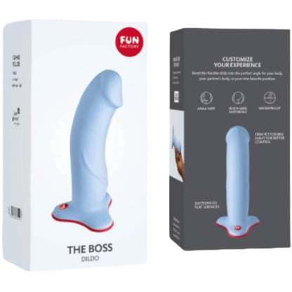 The Boss – Gode Réaliste en Noir ou Bleu Céleste - Naturel Ethique