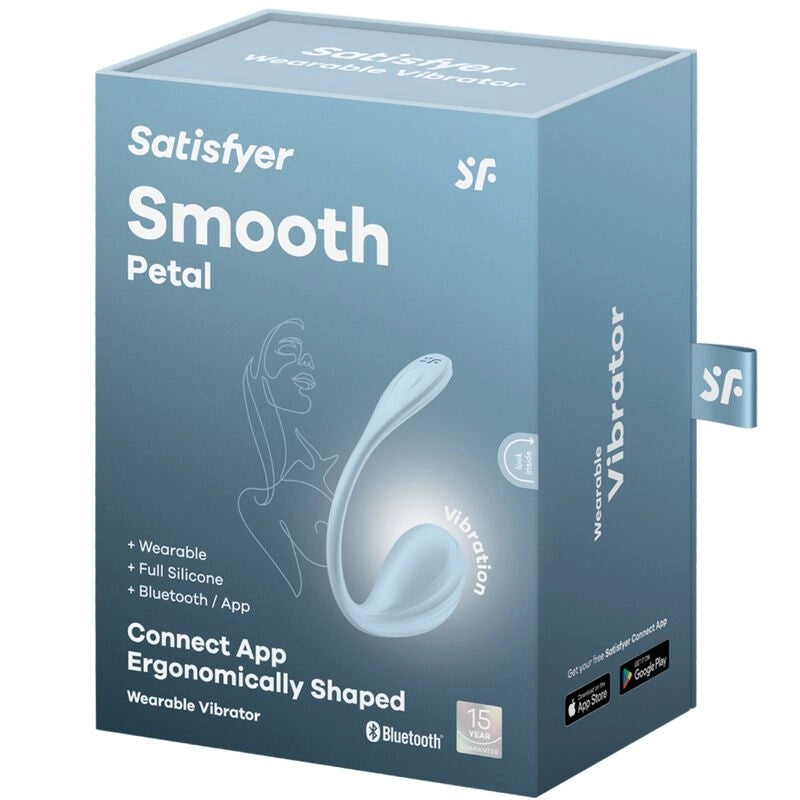 Vibromasseur Point G- Smooth petal bleu - Naturel Ethique