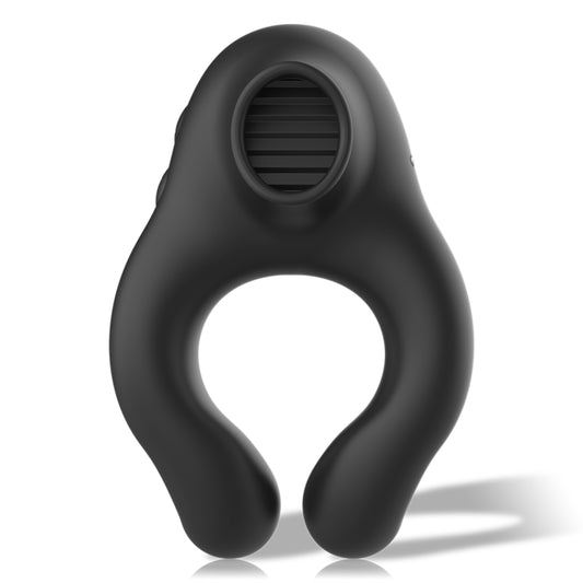 Cockring vibrant silicone - Noir - Naturel Ethique